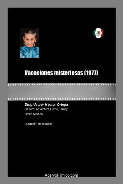 Póster de La palomilla en vacaciones misteriosas
