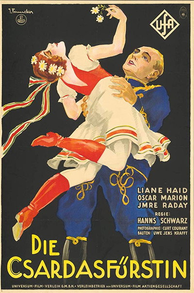 Póster de La princesa de la Czarda