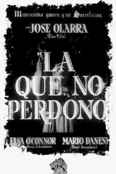 Póster de La que no perdonó