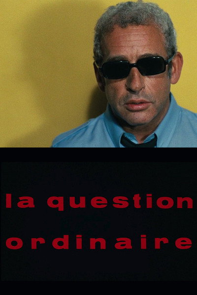 Póster de La question ordinaire