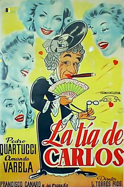 Póster de La tía de Carlos