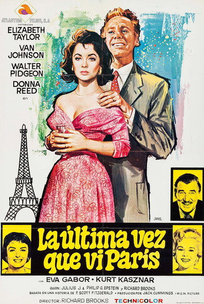 Póster de La última vez que vi París