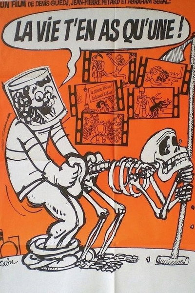 Póster de La vie, t'en as qu'une
