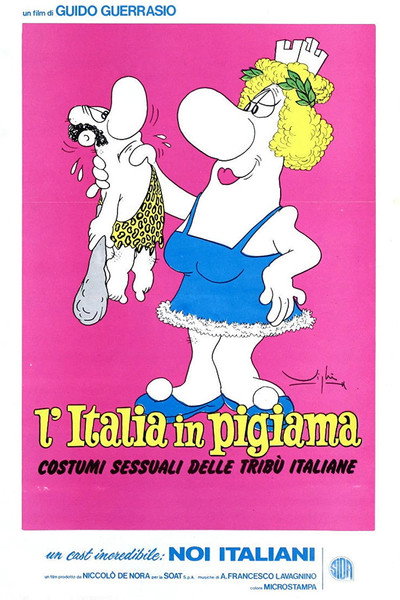 Póster de L'Italia in pigiama