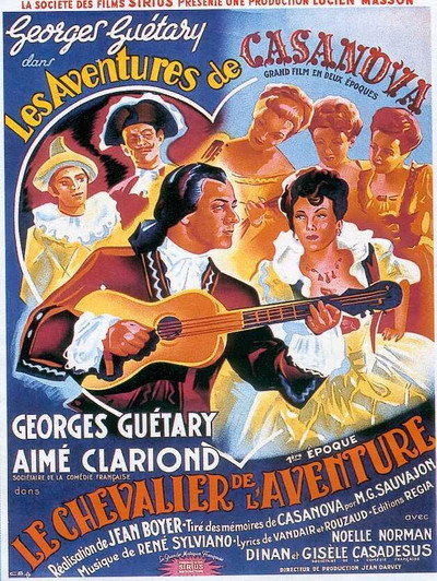 Póster de Las aventuras de Casanova