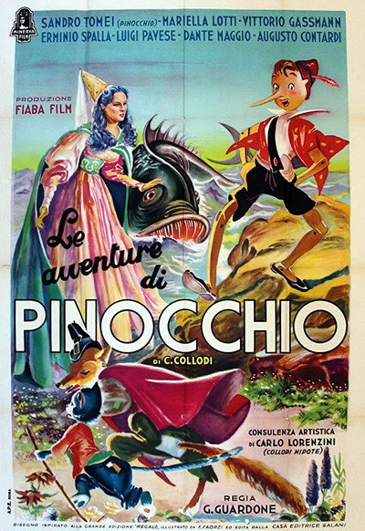 Póster de Las aventuras de Pinocchio