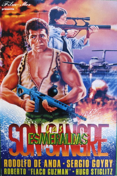 Póster de Las esmeraldas son sangre