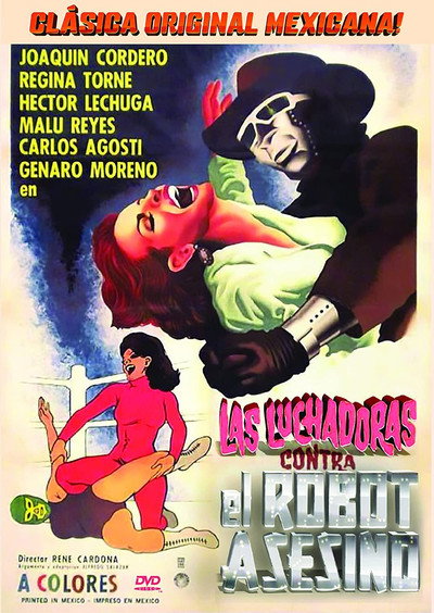 Póster de Las luchadoras vs el robot asesino
