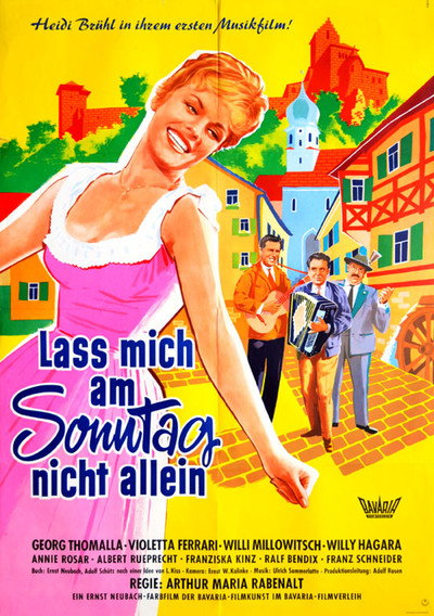 Póster de Lass mich am Sonntag nicht allein