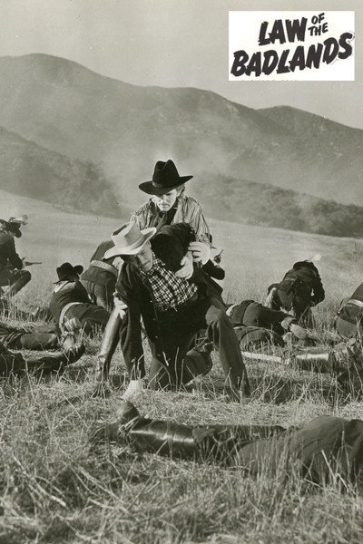 Póster de Law of the Badlands