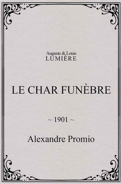 Póster de Le char funèbre