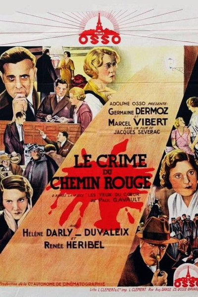 Póster de Le crime du chemin rouge