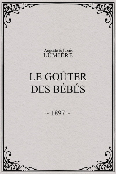 Póster de Le goûter des bébés