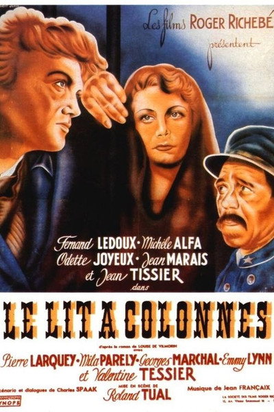 Póster de Le lit à colonnes