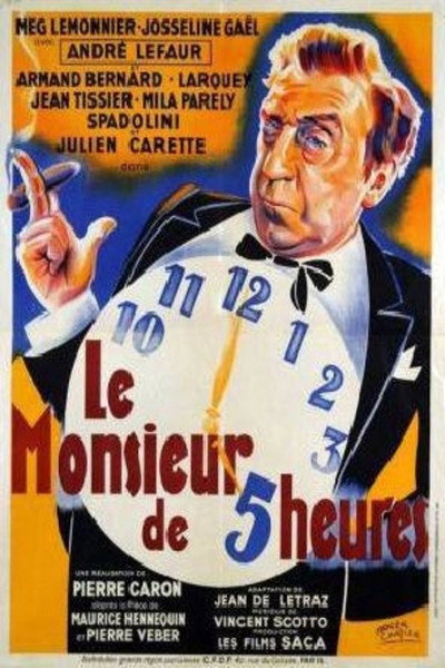Póster de Le monsieur de 5 heures