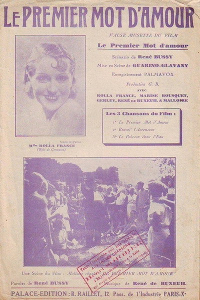 Póster de Le premier mot d'amour