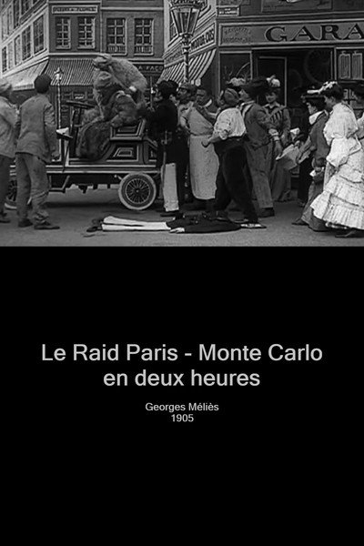 Póster de Le Raid Paris-Monte Carlo en deux heures