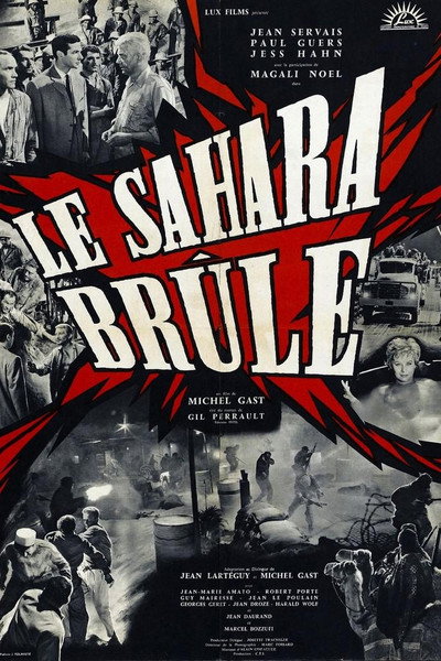 Póster de Le Sahara brûle
