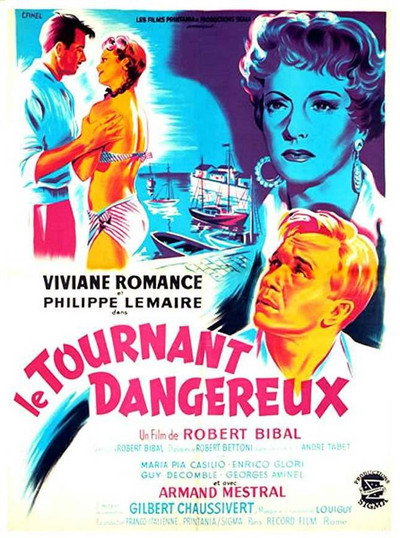 Póster de Le tournant dangereux