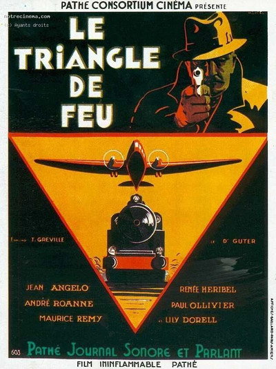Póster de Le triangle de feu