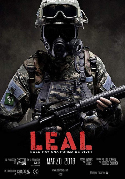 Póster de Leal, solo hay una forma de vivir