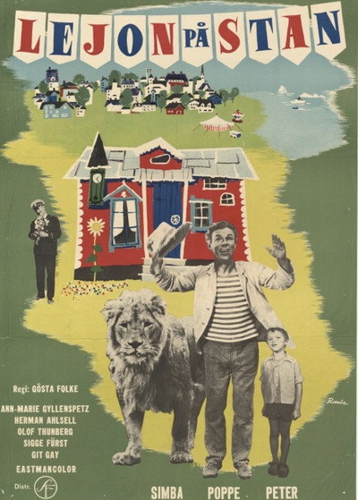 Póster de Lejon på stan