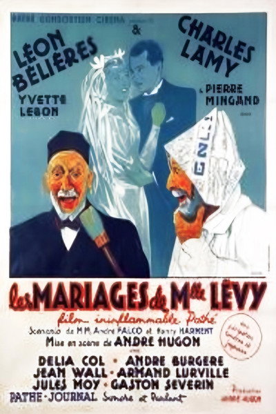 Póster de Les mariages de Mademoiselle Lévy