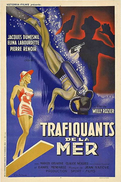Póster de Les trafiquants de la mer