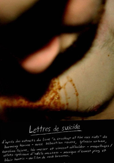Póster de Lettres de suicide