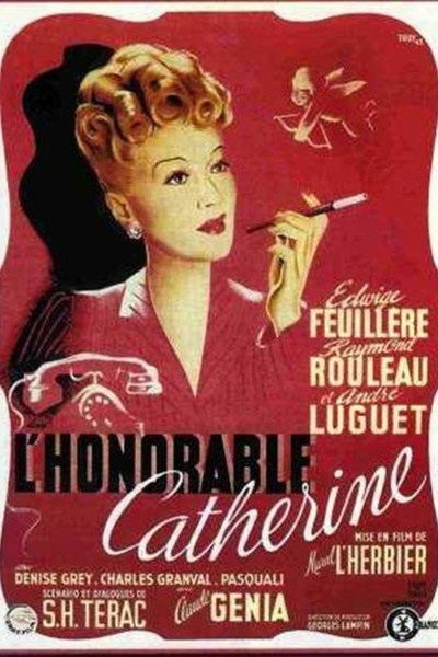 Póster de L'honorable Catherine