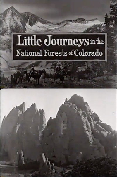 Póster de Little Journeys in the National Forests of Colorado