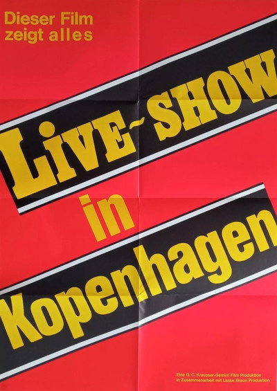 Póster de Live-Show in Kopenhagen