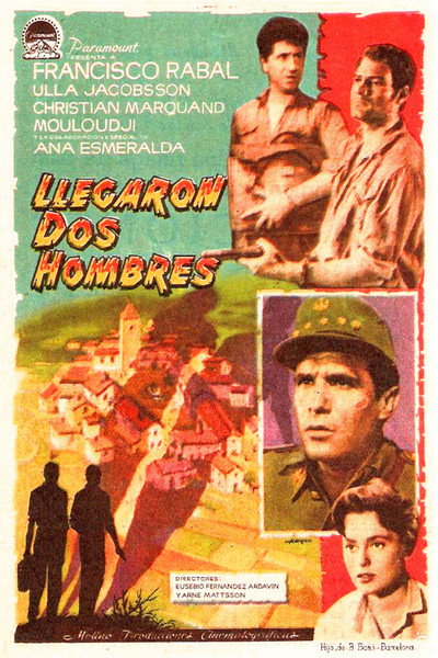 Póster de Llegaron dos hombres