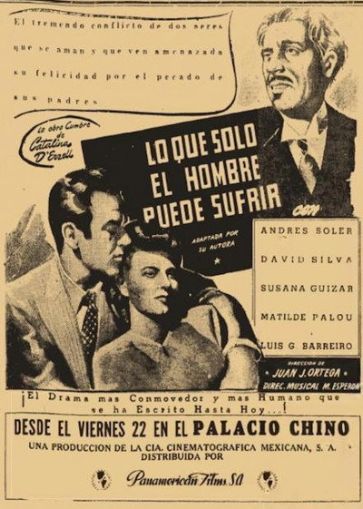 Póster de Lo que sólo el hombre puede sufrir