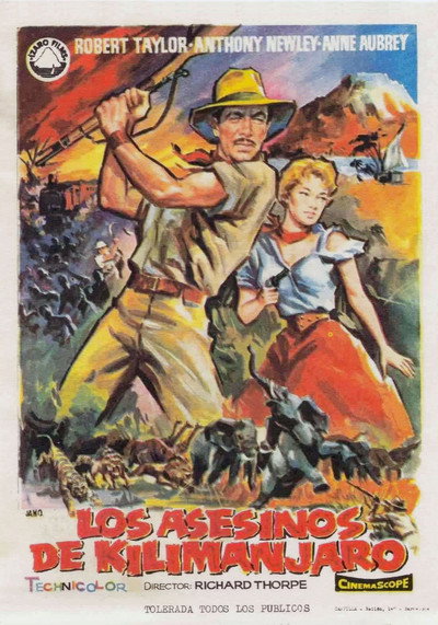 Póster de Los asesinos del Kilimanjaro