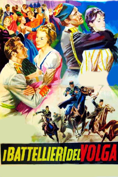 Póster de Los bateleros del Volga