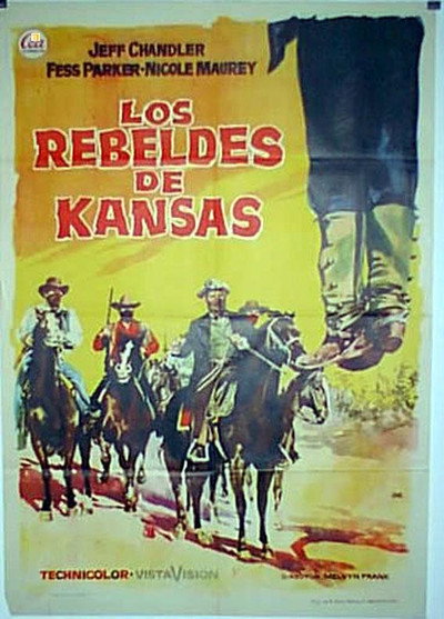 Póster de Los rebeldes de Kansas
