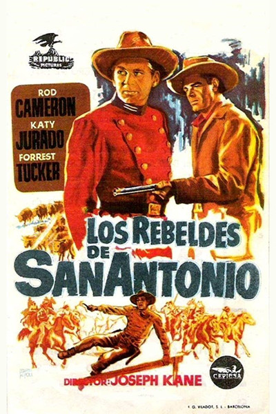 Póster de Los rebeldes de San Antonio