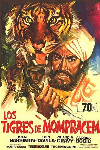 Póster de Los tigres de Mompracem