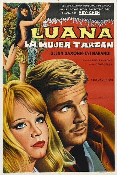 Póster de Luana, la mujer Tarzan