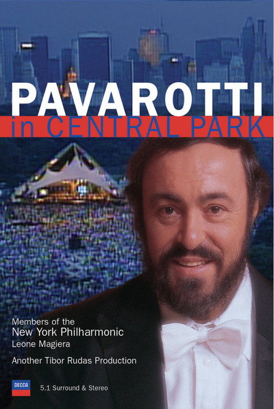 Póster de Luciano Pavarotti: Live from Central Park