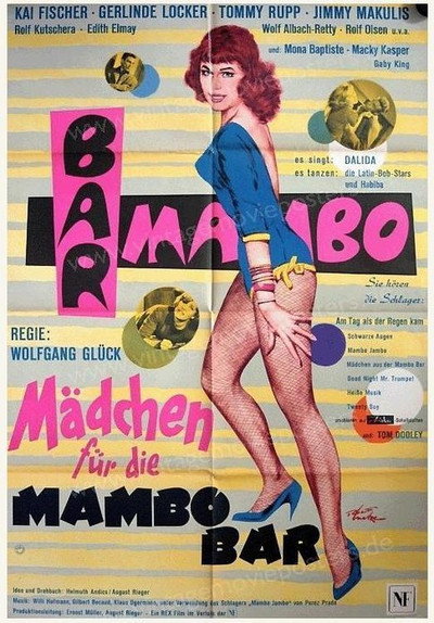 Póster de Mädchen für die Mambo-Bar