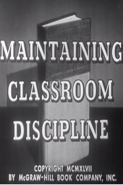 Póster de Maintaining Classroom Discipline