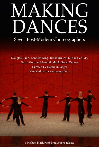Póster de Making Dances: Seven Post-Modern Choreographers