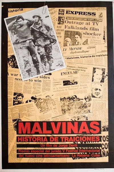 Póster de Malvinas: Historia de traiciones