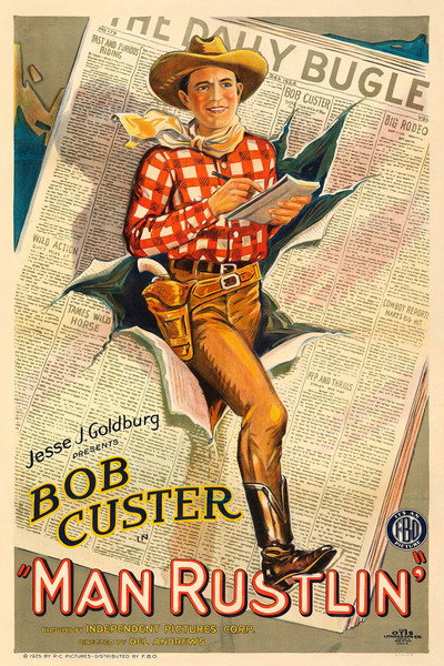 Póster de Man Rustlin'
