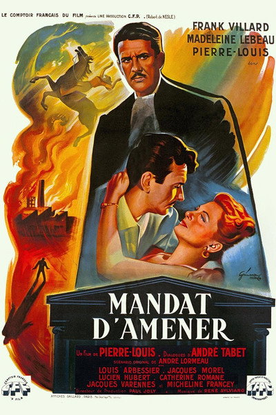 Póster de Mandat d'amener