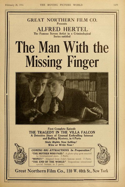 Póster de Manden med de ni Fingre I