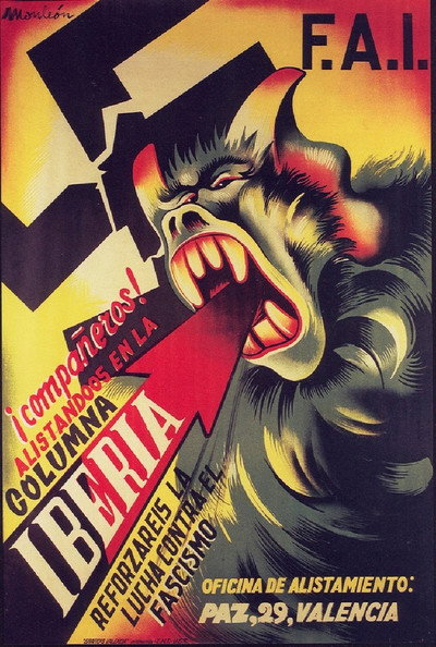 Póster de Manuel Monleón, un grito pegado en la pared