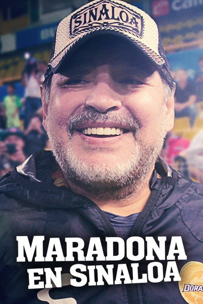 Póster de Maradona en Sinaloa